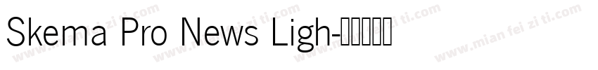Skema Pro News Ligh字体转换